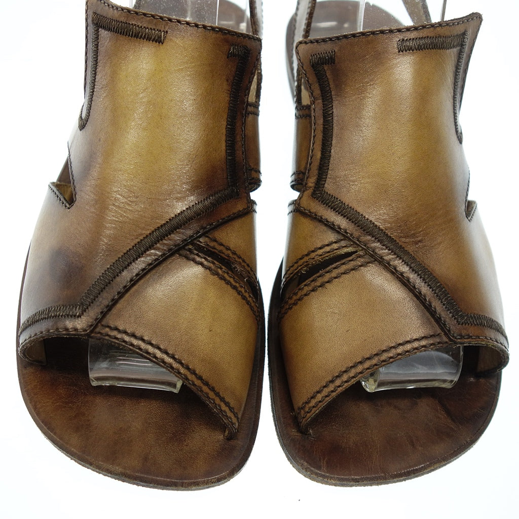 Used ◆ Berluti Sandals Patine Leather Men's 7.5 Brown Berluti [AFC52] 