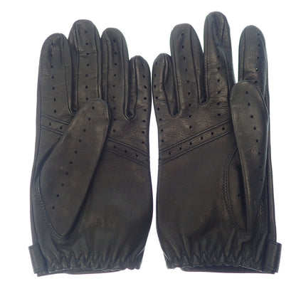 Good condition ◆DENTS Leather Gloves Women's S Black DENTS [AFI21] 