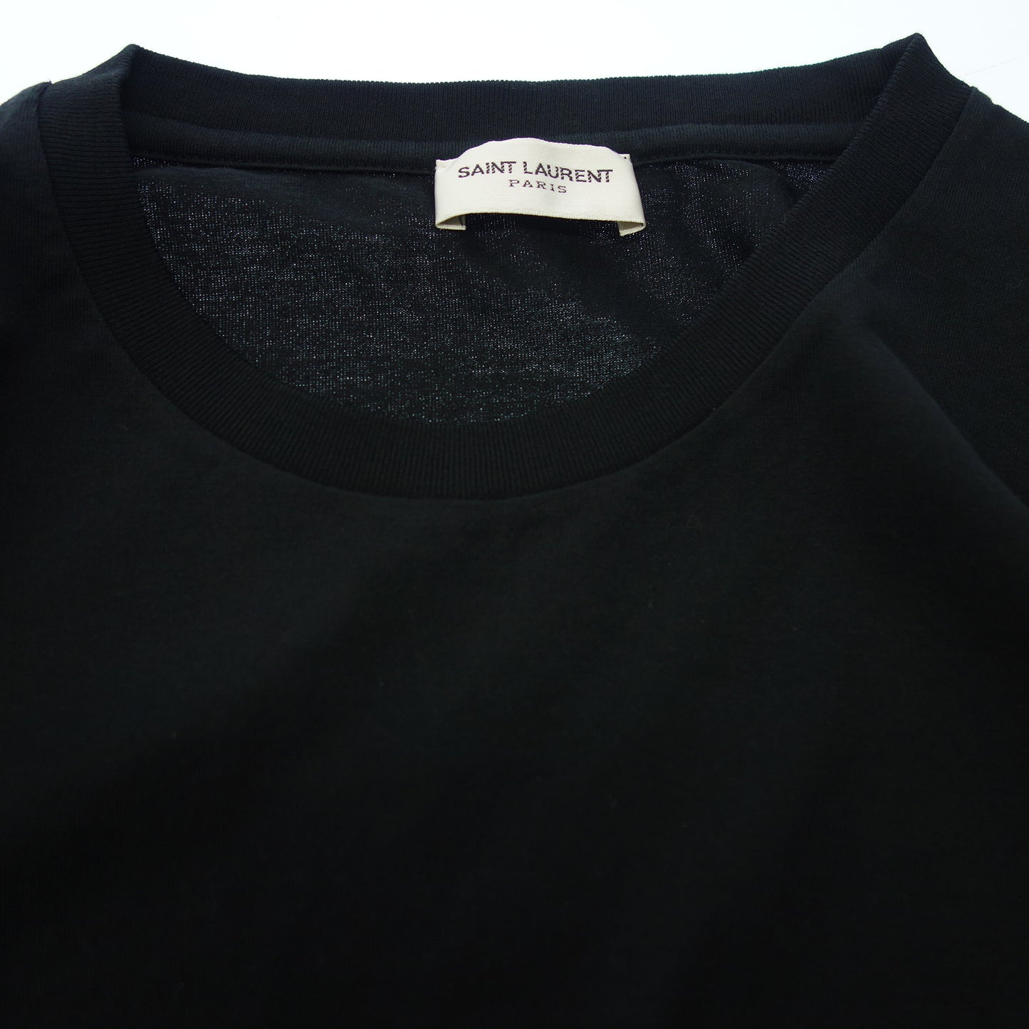 Very good condition◆Saint Laurent T-shirt Logo print 16SS 460876 Women's Black XS SAINT LAURENT [AFB30] 