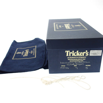 状况良好 ◆ Tricker's 全布洛克皮鞋 M5164 Urban Research 特别订购 男士 黑色 7 Tricker's [AFD9] 