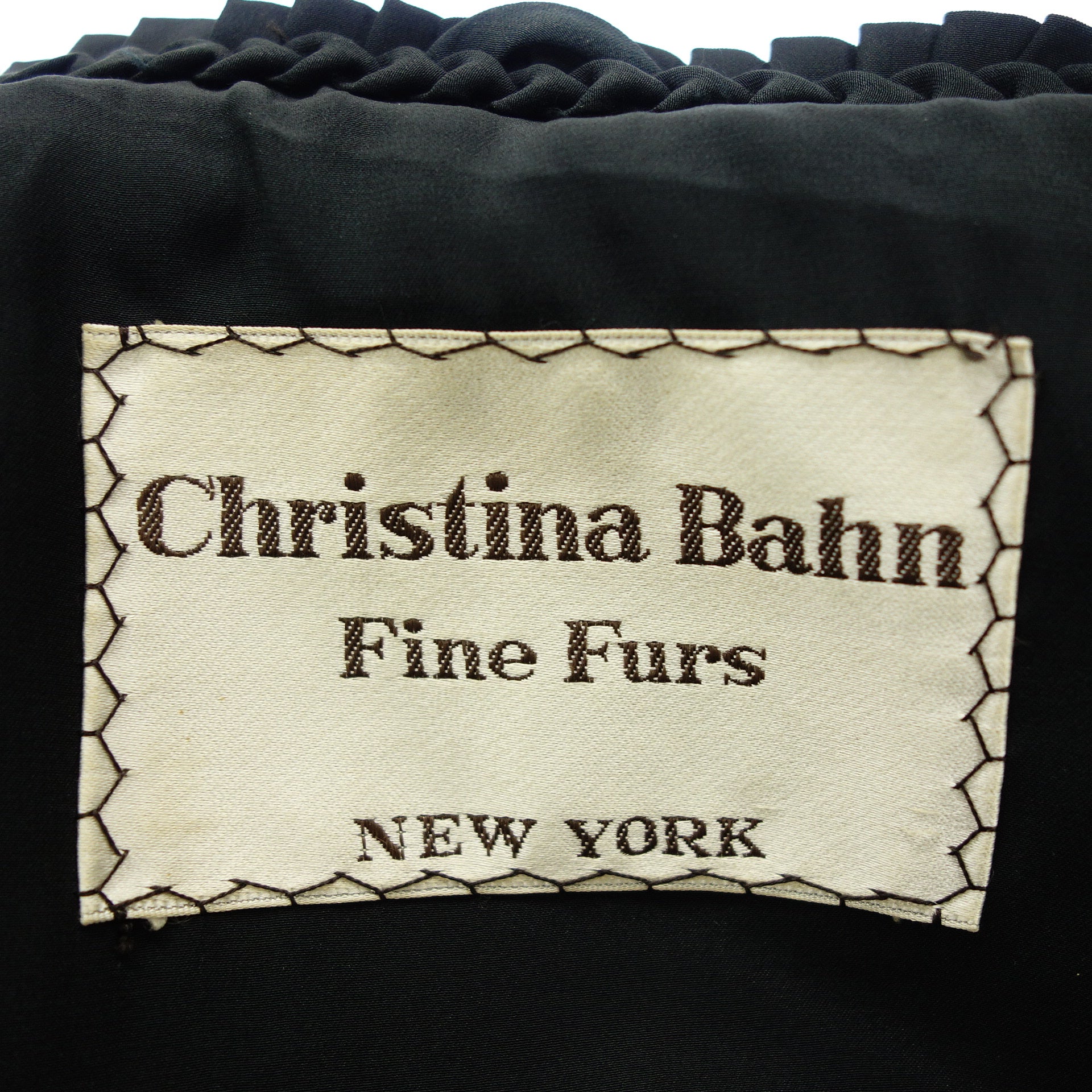 Christina Bahn ミンク毛皮　ライトブラウン ブラウン　リアルファー Christian Bahn Fine Furs デミバフミンク 毛皮 コート リアル