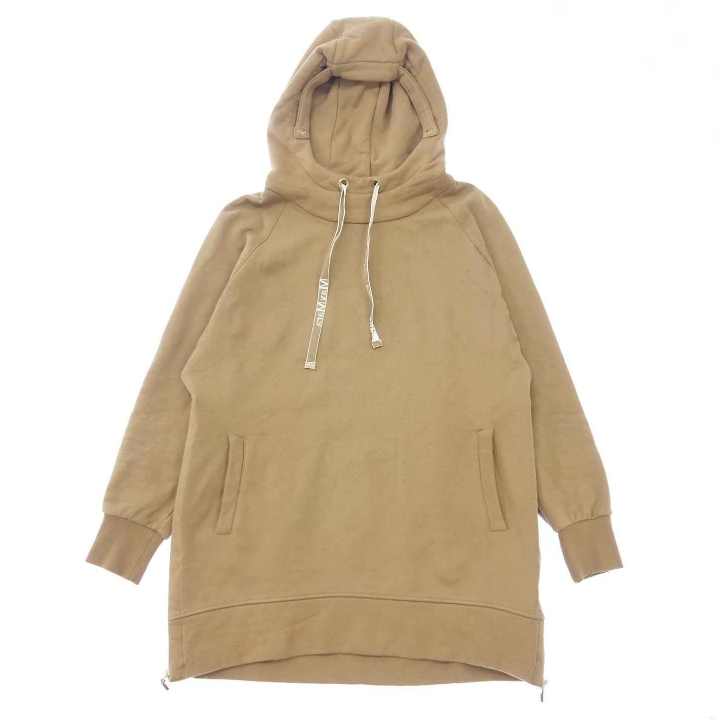 S Max Mara Parka Pullover Print Logo Women's Beige S Size S Max Mara [AFB1] [Used] 