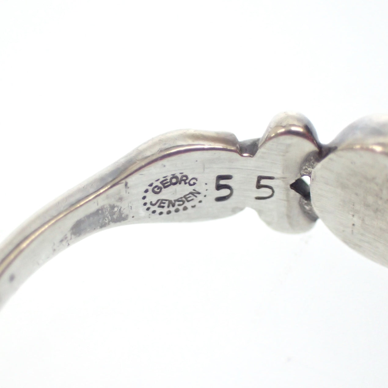 Georg Jensen 55 Ring 925S Silver Moonstone No. 11 GEORG JENSEN [AFI17] [Used] 