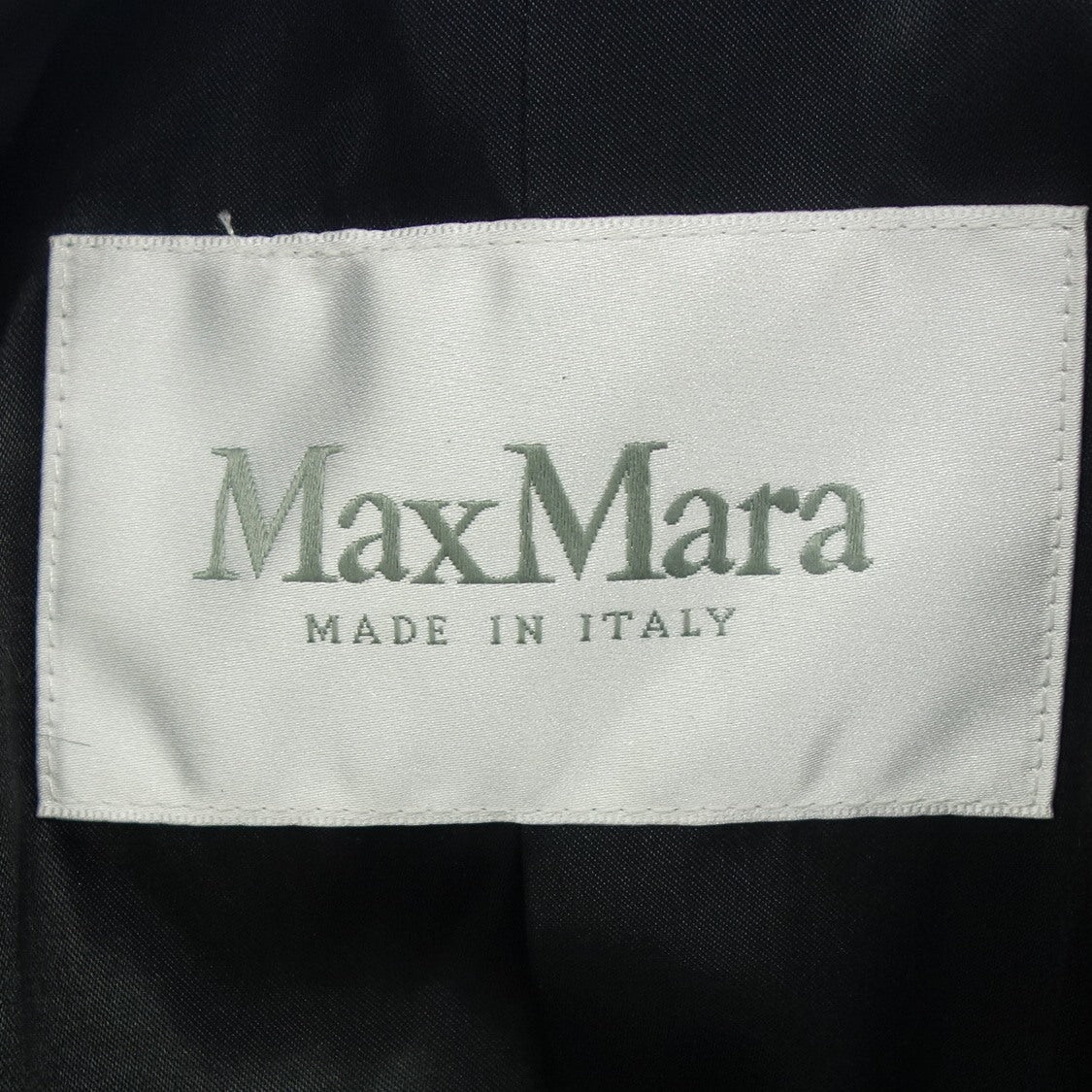 Good condition ◆ Max Mara Gown Coat Alpaca Women's 42 Black Max Mara [AFA14] 