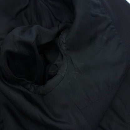 美品◆フェンディ テーラードジャケット ストライプ 2B ネイビー メンズ 44 ブラック×ネイビー FENDI【AFB29】
