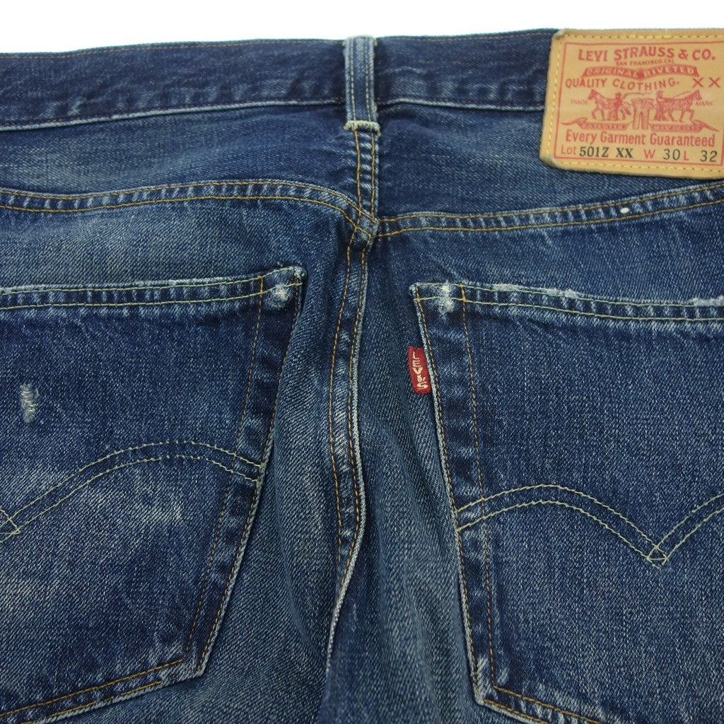 二手 ◆Levi's 牛仔裤 LVC 501ZXX Reprint 土耳其制造 男士海军蓝尺码 W30 L32 LEVI'S [AFB25] 