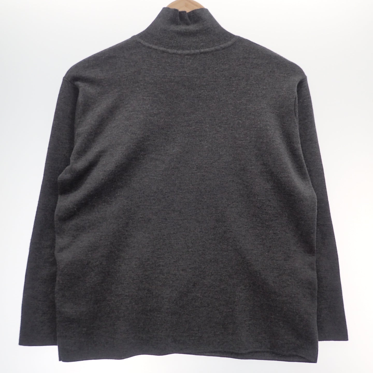 Hermes Turtle Knit Sweater Cashmere Blend Women's Gray 36 HERMES [AFB25]  [Used]