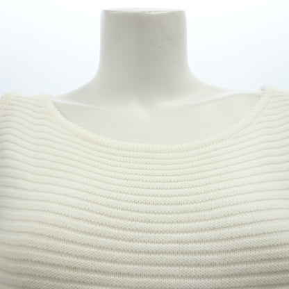 CHANEL Sleeveless Knit Dress 04S 38 Women's White CHANEL [AFB26] [Used] 