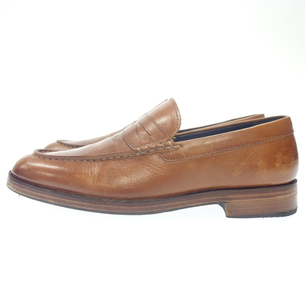 Good Condition◆ Cole Haan Leather Shoes Coin Loafers C24169 Men's Brown Size 8.5 COLE HAAN [AFC7] 