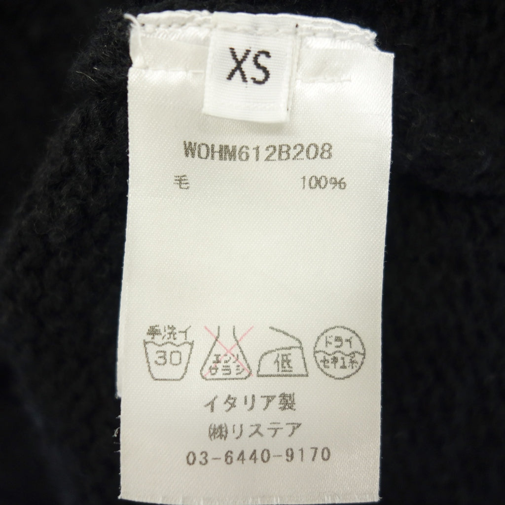 二手 ◆ Balmain 长袖针织毛衣羊毛男士尺码 XS 黑色 BALMAIN [AFB14] 