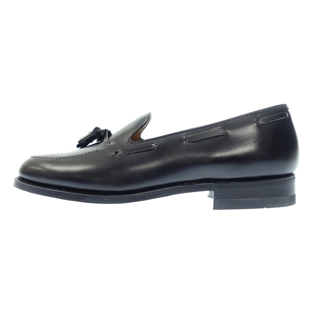 Unused◆Burberrys Leather Shoes Tassel Loafers Men's Black Size 6.5 Burberrys [AFD8] 