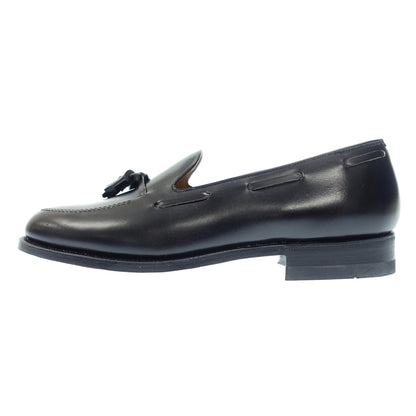 Unused◆Burberrys Leather Shoes Tassel Loafers Men's Black Size 6.5 Burberrys [AFD8] 