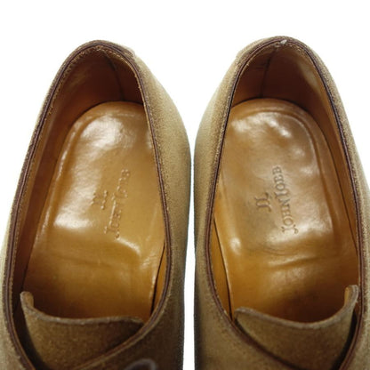 Good condition ◆ John Lobb lace-up shoes U tip NEWMARKET suede men's beige size 7.5 JOHN LOBB [LA] 