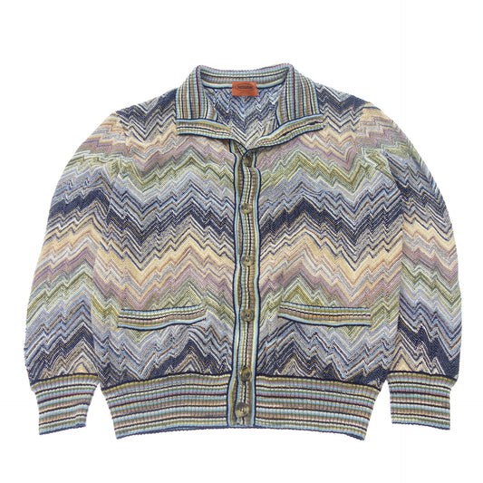 Good condition ◆ Missoni wool knit cardigan men's multicolor 50 MISSONI [AFB49] 