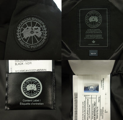 Good Condition◆Canada Goose Down Jacket Windham Parka Black Label 3808MB Men's Black Size XS CANADA GOOSE [AFA18] 