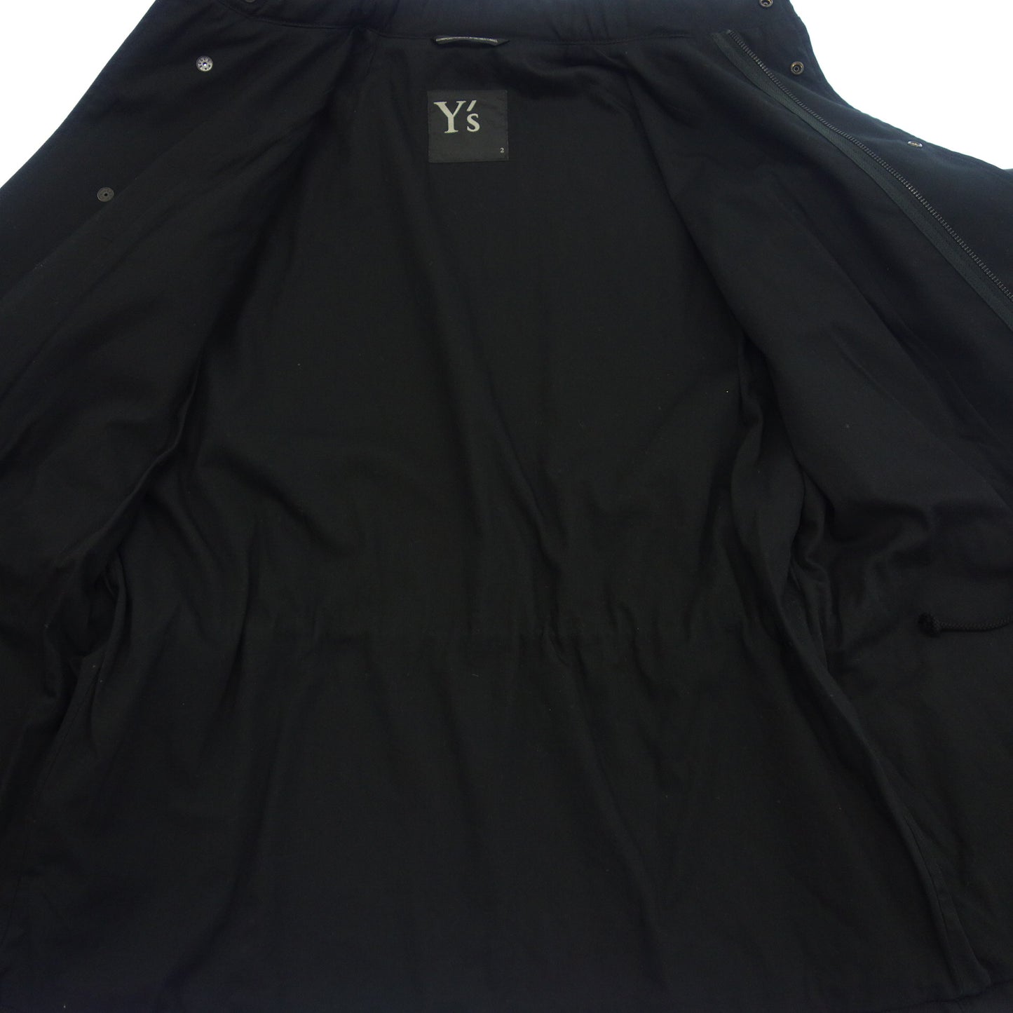 Good condition◆Wise zip up jacket M-65 Men's Black 2 Y's [AFB4] 