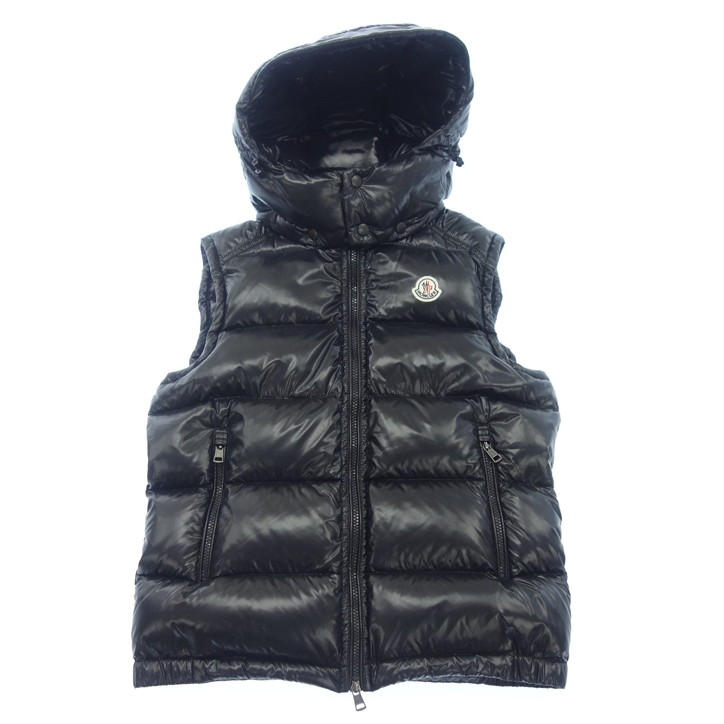 モンクレール ダウンベスト LACET ジレ ブラック メンズ 1 MONCLER【AFA19】【中古】