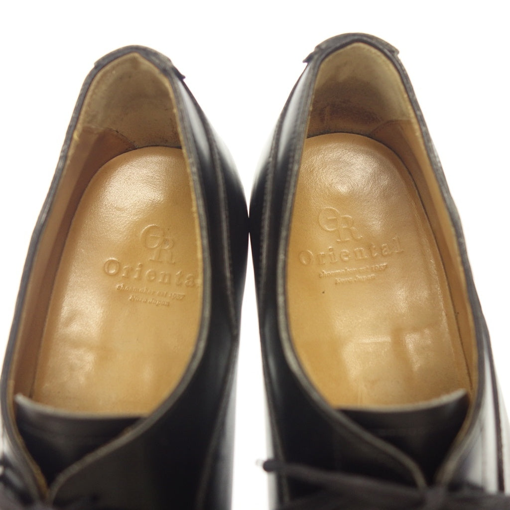 Good Condition◆Oriental Leather Shoes Straight Tip 6106V Calf Men's Black Size 7.5 Oriental [LA] 