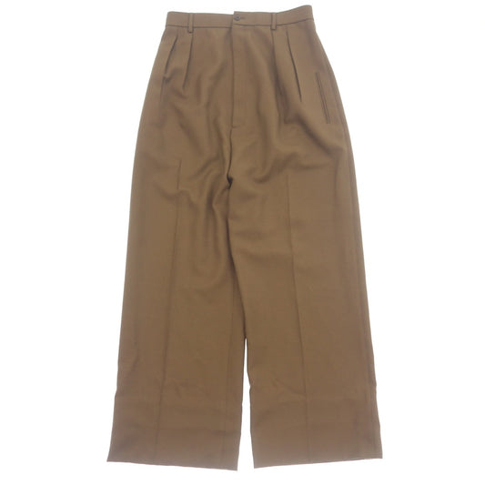 Used ◆ Gucci Wide Leg Pants with Shoulder Loop Women's Brown Size Unknown GUCCI [AFB19] 