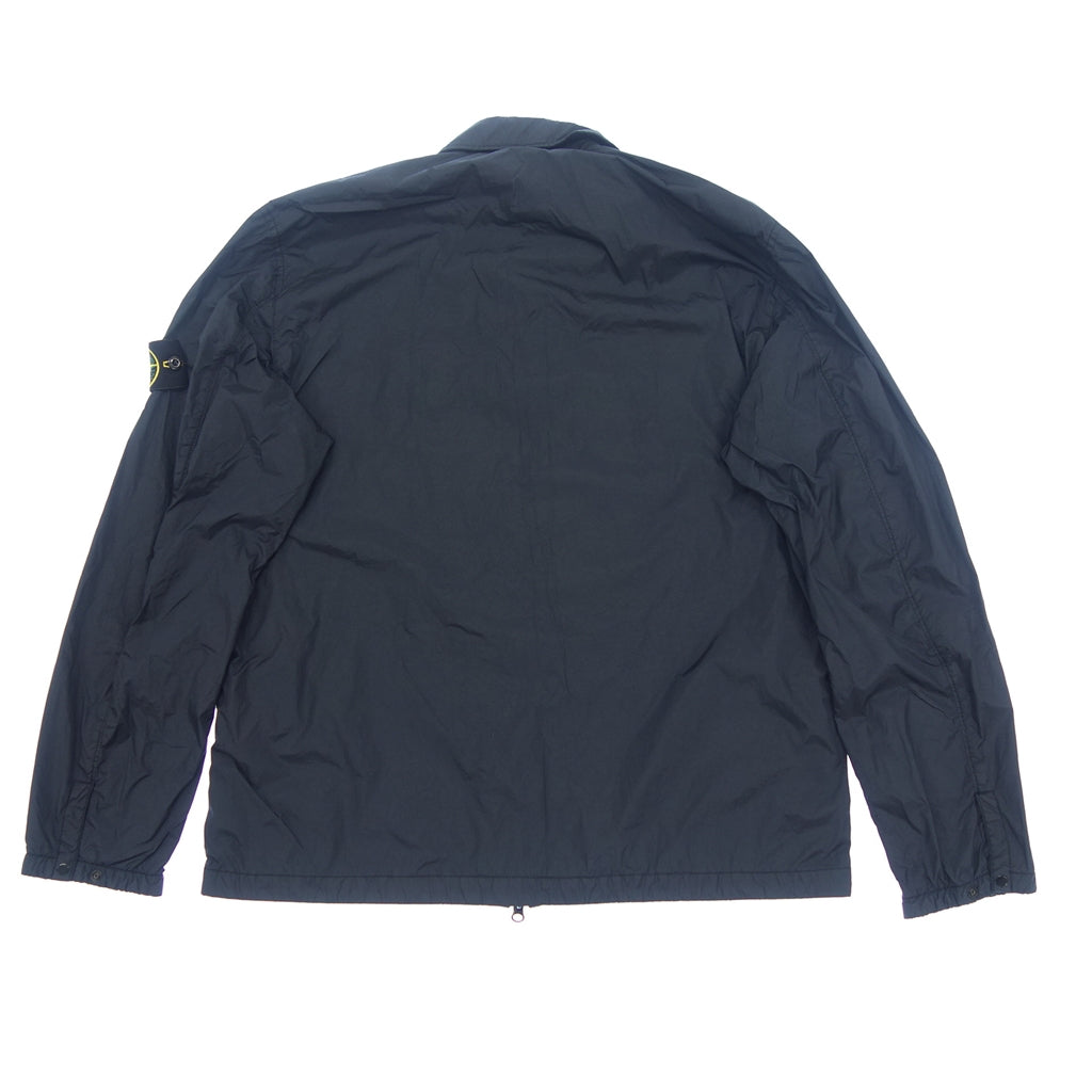 喜欢新品◆Stone Island 夹克 4 口袋超大衬衫夹克尼龙男式 XL 号黑色 751510523 STONE ISLAND [AFB2] 