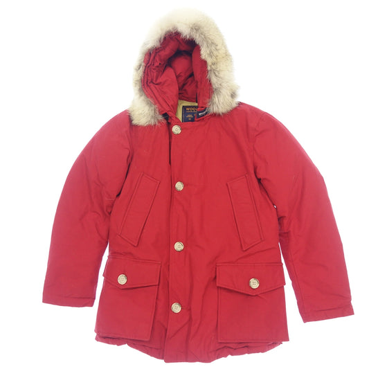 Good condition◆Woolrich Down Jacket Arctic Parka Men's Red Size XS WOOLRICH [AFA19] 