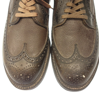 Used ◆Alden leather shoes golf full brogue men's size 6 brown ALDEN [AFC43] 