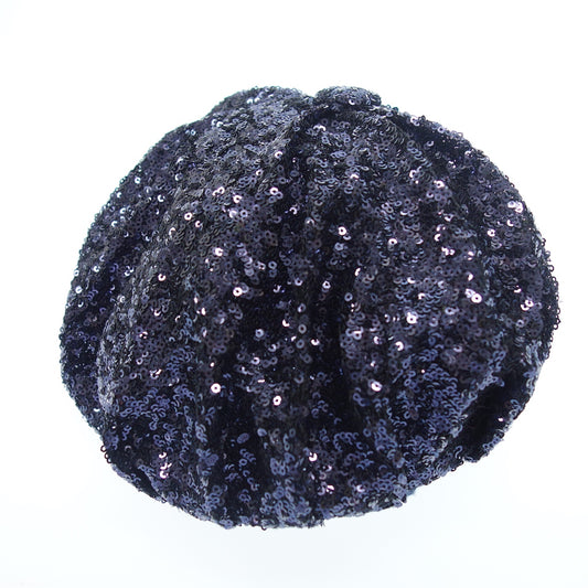 Good condition ◆ Sretsis beret sequins blue Sretsis [AFI21] 