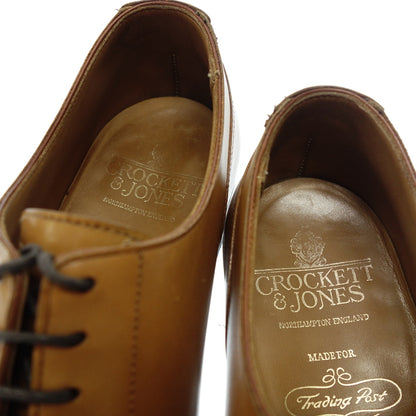 二手 ◆Crockett &amp; Jones U 型鞋 Wigston Trading Post 定制皮革男式浅棕色 UK6.5E CROCKETT&amp;JONES Wigston Trading Post [AFD1] 