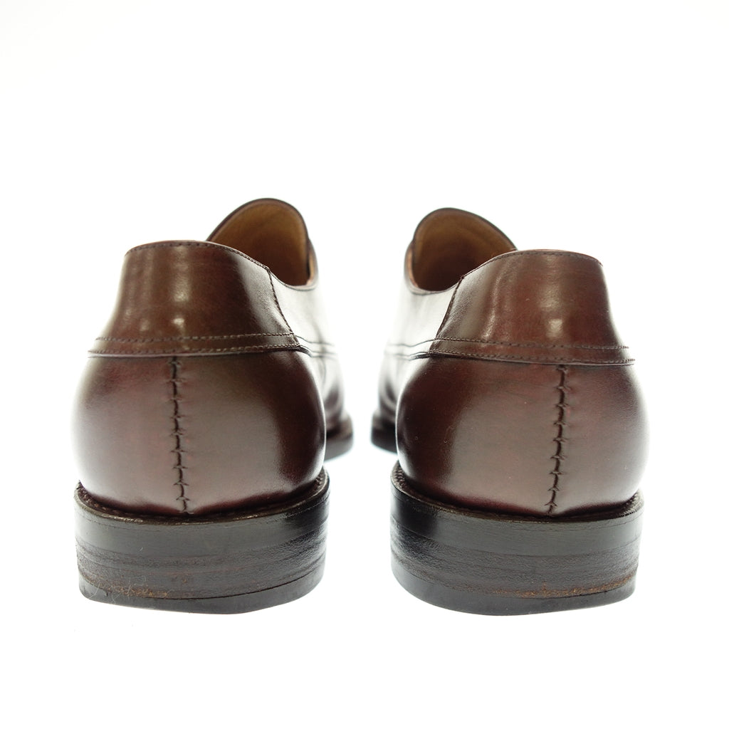 Used ◆Carmina Leather Shoes Single Monk Trading Post Special Order Men's 8.5 Brown CARMINA Tradig Post [AFD1] 