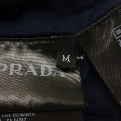 状况非常好 ◆ Prada 运动胸袋 T 恤男式 M 号海军蓝 PRADA SPORTS [AFB48] 