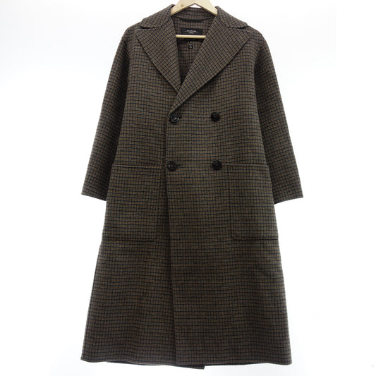 Good condition◆Max Mara Weekend Chester coat check with belt Size 34 Weekend Max Mara [AFA15] 