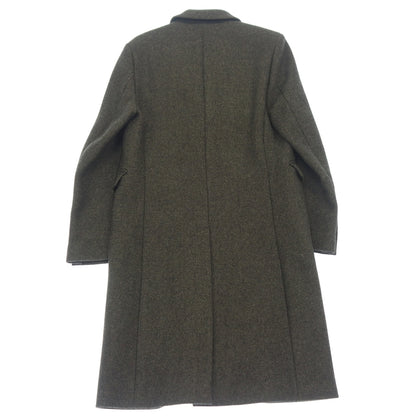 Like new◆Dries Van Noten Chester coat 6B double 100% wool Women's Charcoal Gray Size 36 DRIES VAN NOTEN [AFB41] 