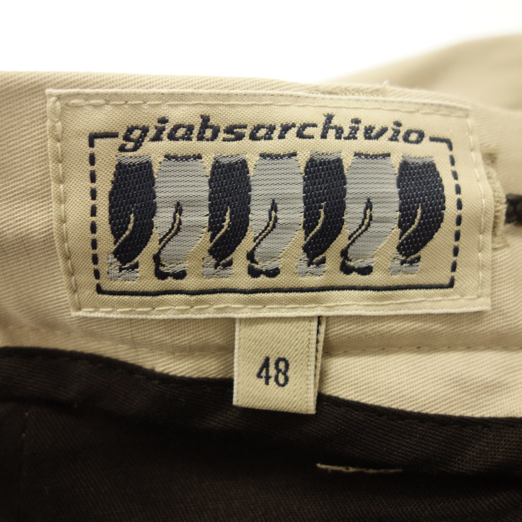 Good Condition ◆ Jabs Archivio Cotton Stretch Twill Pants Men's Size 48 White giab's ARCHIVIO [AFB1] 