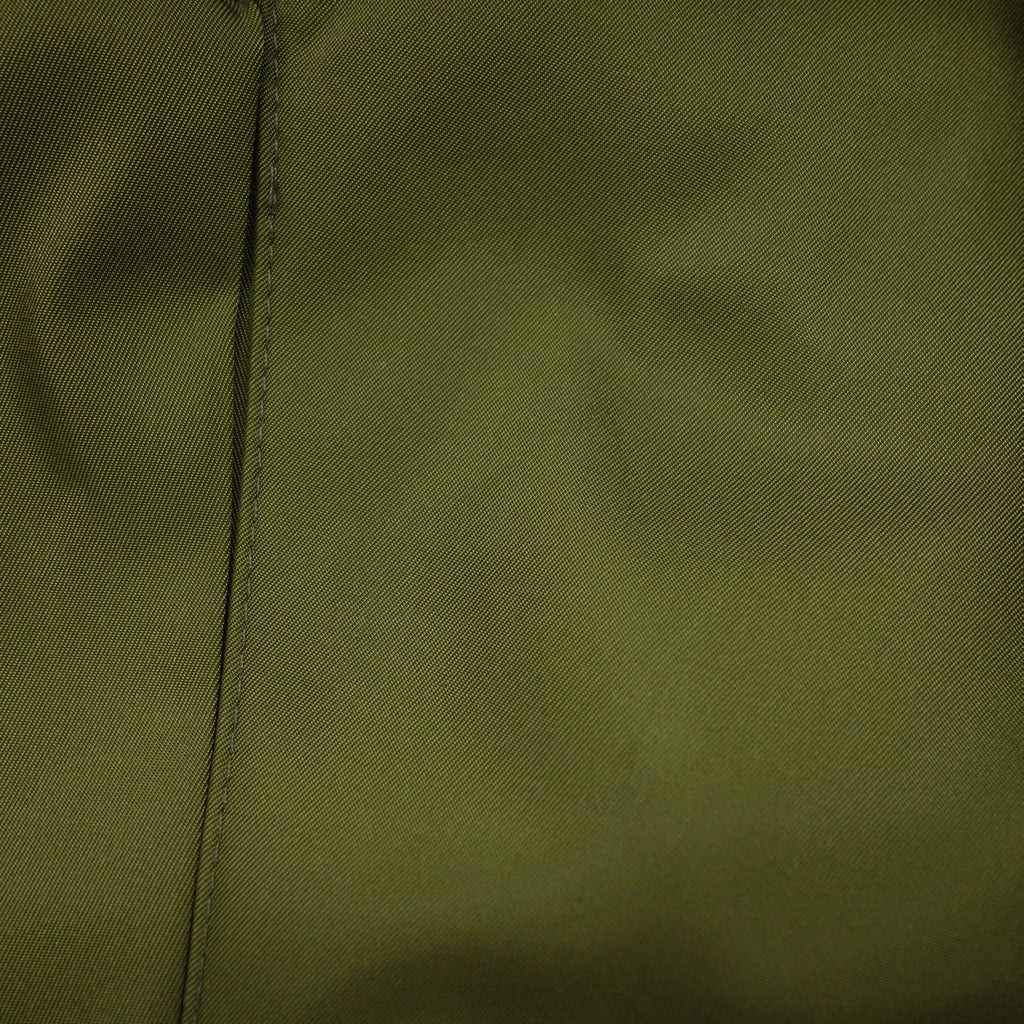 Very good condition ◆ Ivo BRINDISI belted nylon coat men's size 46 olive hevo BRINDISI [AFB42] 