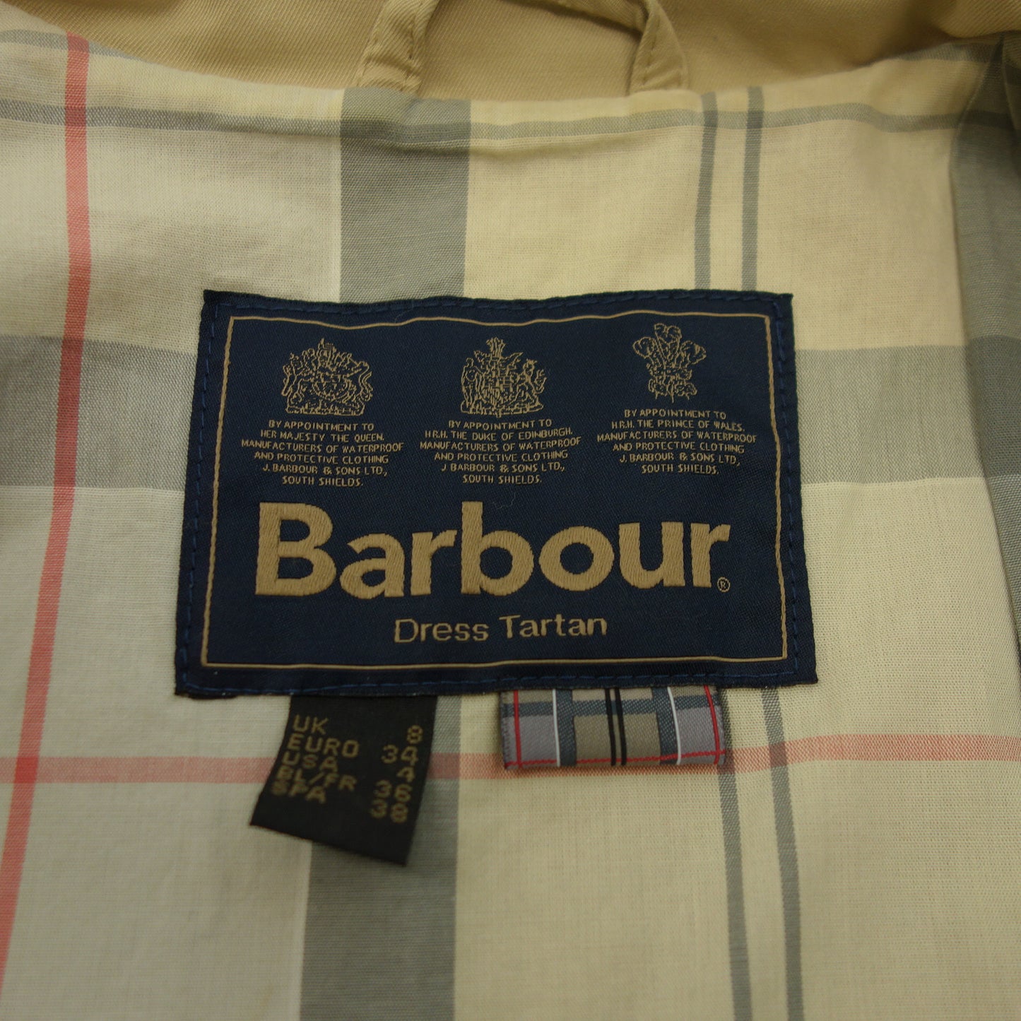 Good condition ◆ Barbour trench coat ladies 8 beige Barbour [AFB9] 