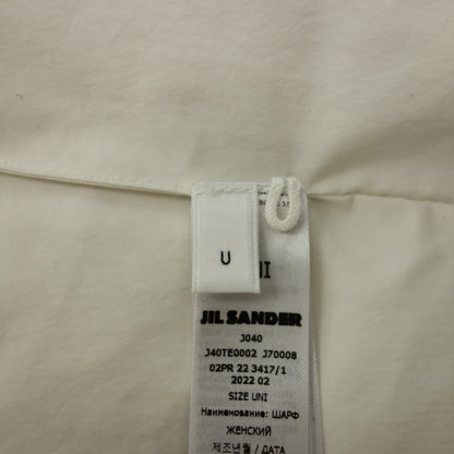 JIL SANDER 围巾 羽绒徽标 白色 JIL SANDER [AFI19] [二手] 