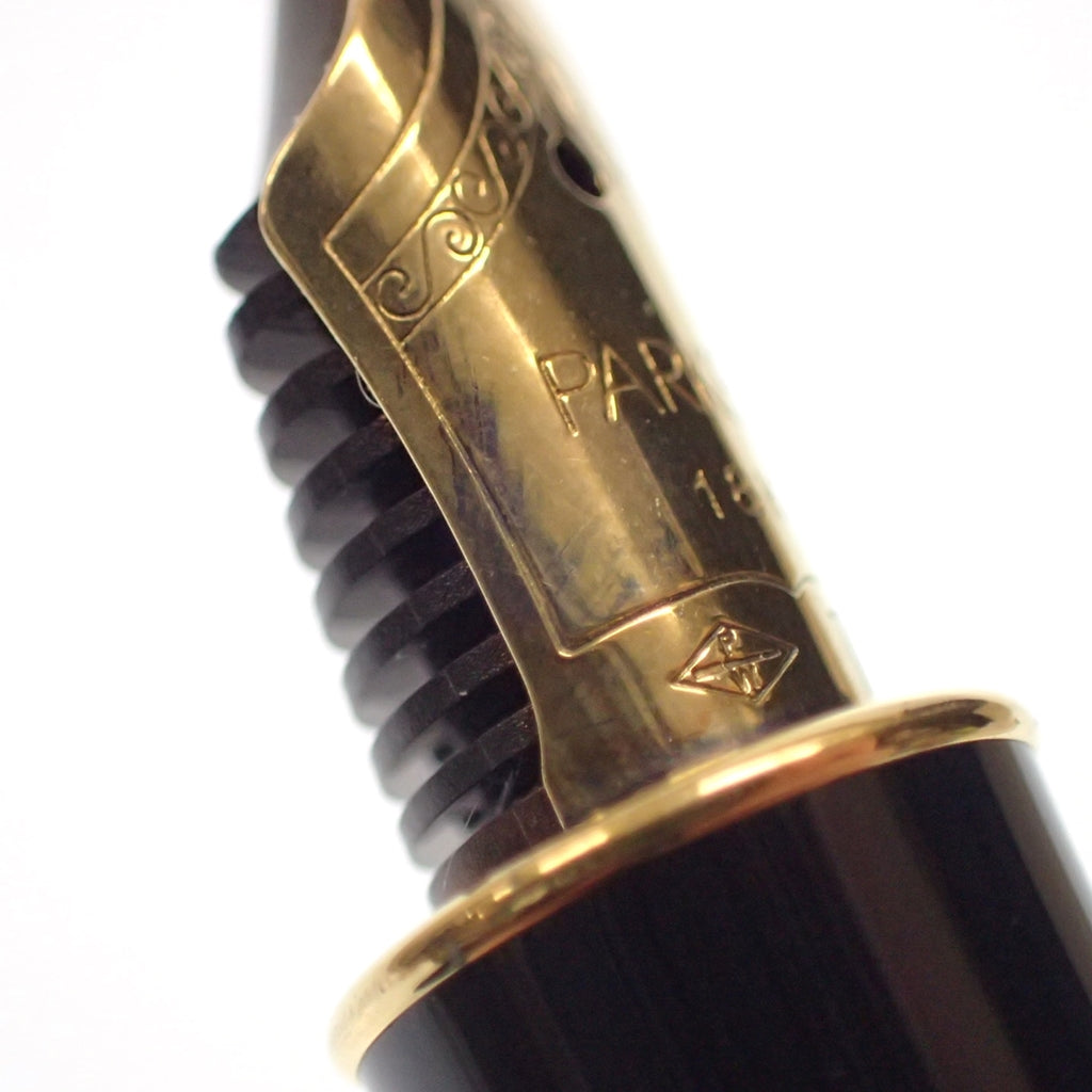 美品◆パーカー 万年筆 ソネット ペン先18K750 青×ゴールド PARKER SONNET【AFI10】