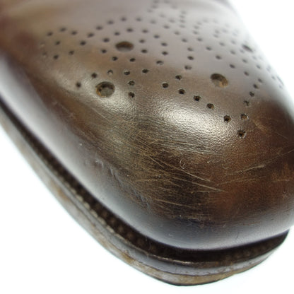 二手 ◆Ralph Lauren 紫标单带皮鞋 S1760 男士棕色尺码 7.5E RALPH LAUREN PURPLE LABEL [AFD9] 
