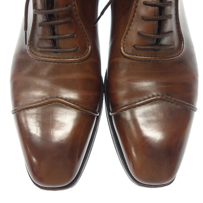 Used ◆ GAZIANO &amp; GIRLING Leather Shoes Inner Feather Cap Toe Gable Brown Size 8.5E GAZIANO GIRLING [LA] 