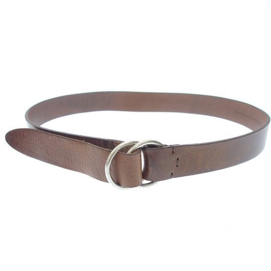 Brunello Cucinelli leather belt ring size 90 brown BRUNELLO CUCINELLI [AFI13] [Used] 