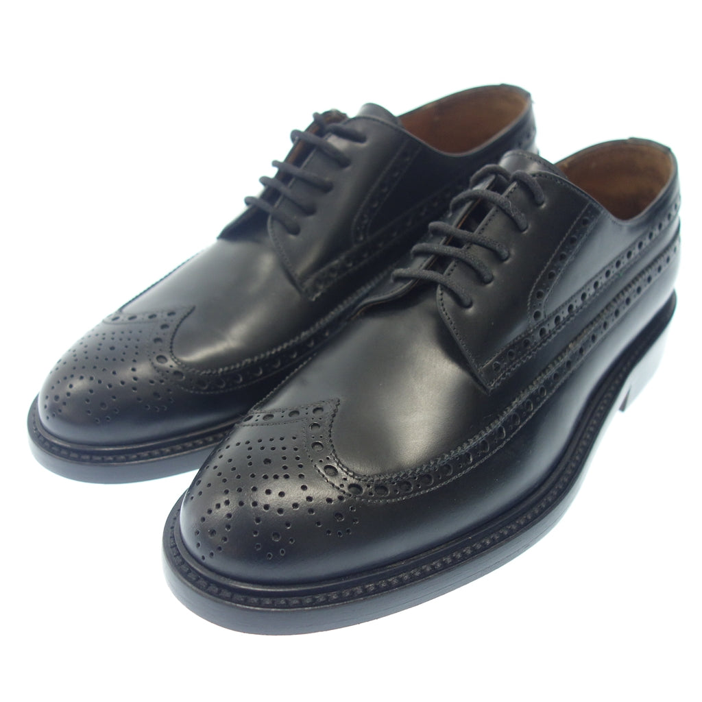 如同全新一样◆Ralph Lauren 皮鞋 Wingtip 2741 男式 9EE 黑色 RALPH LAUREN [AFC34] 