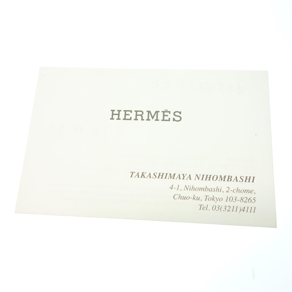 Unused ◆Hermes tie 100% silk all over pattern men's gray with box HERMES [AFI22] 