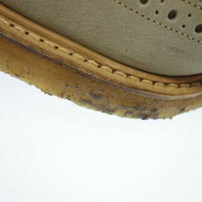 Good Condition ◆ Tricker's SHIPS Leather Shoes Wing Tip M5633 Suede Men's Beige UK8 Tricker's SHIPS [LA] 