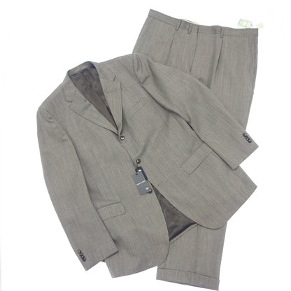 Very beautiful item◆Christian Orani Suit Wool Men's Gray Size 108 Christian Orani [AFB41] 