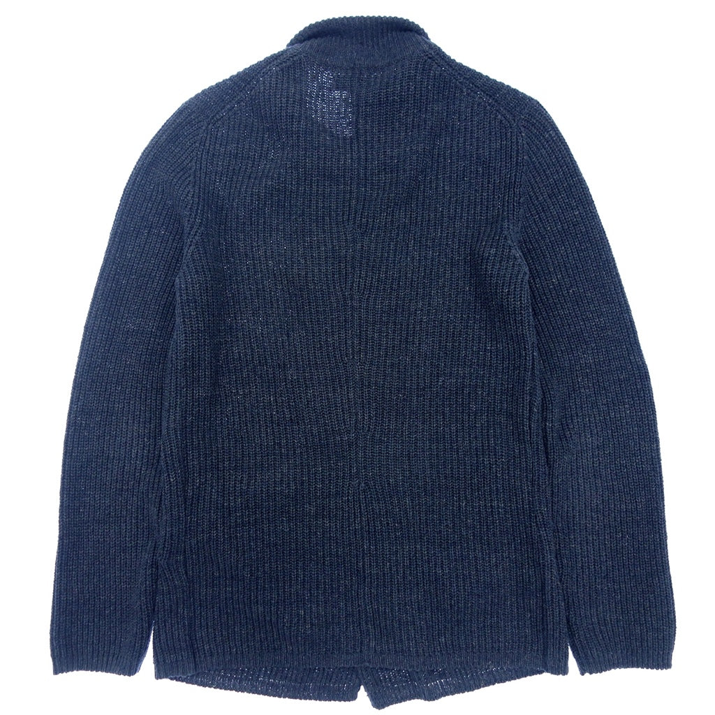 Very good condition◆Brunello Cucinelli Knit Cardigan Double Button Men's Blue Brunello Cucinelli [AFB39] 