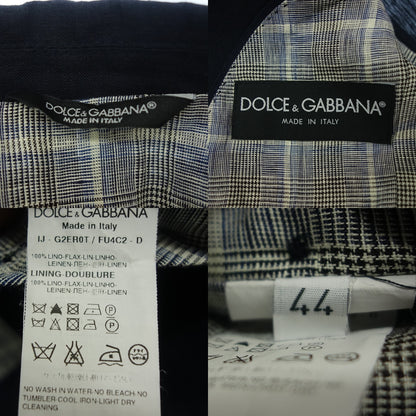 ドルチェ&ガッバーナ 2Bジャケット メンズ 44 ネイビー DOLCE&GABBANA【AFB50】【中古】
