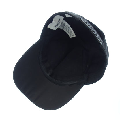 Burberry Baseball Cap Nylon Logo Black BURBERRY [AFI22] [Used] 