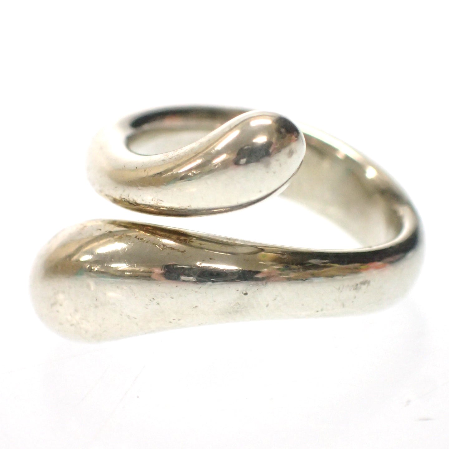 Used Tiffany ring teardrop SV925 silver size 10 Tiffany &amp; Co. [LA] 