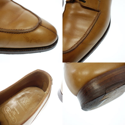 二手 ◆Crockett &amp; Jones U 型鞋 Wigston Trading Post 定制皮革男式浅棕色 UK6.5E CROCKETT&amp;JONES Wigston Trading Post [AFD1] 