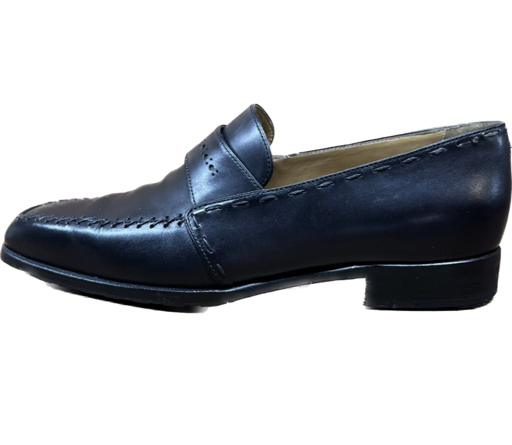 Good condition ◆ Berluti leather shoes loafers patina leather Olga period black 7 Berluti 